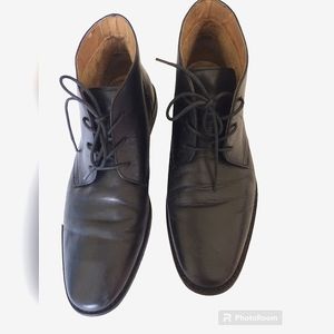 Florsheim black leather men's booties size 10D